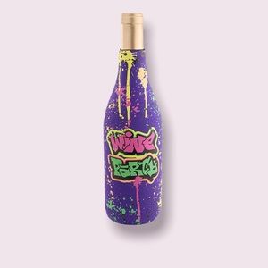 🛍3/$20 Wine Party Splatter Neoprene Wine Bottle Epicool
